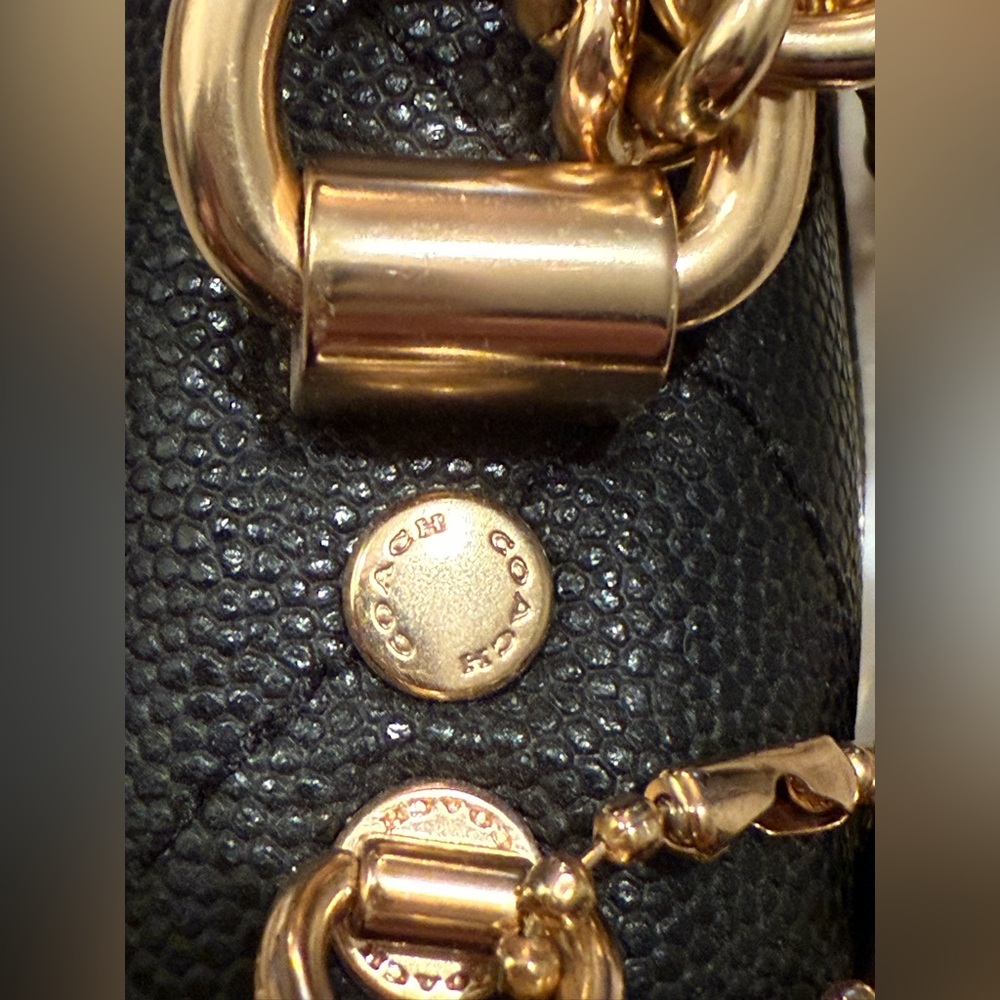 Coach Klare Black Quilted Women's Bag - Picture 9 of 15